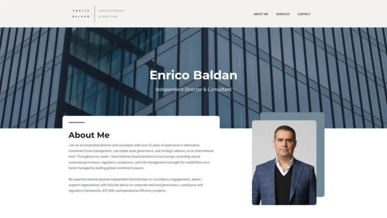 Enrico Baldan: Independent Director