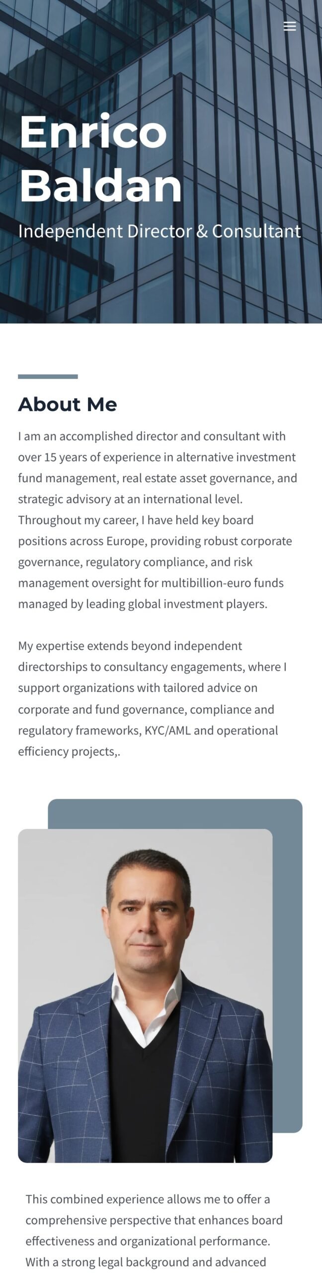 Enrico Baldan — Independent Director