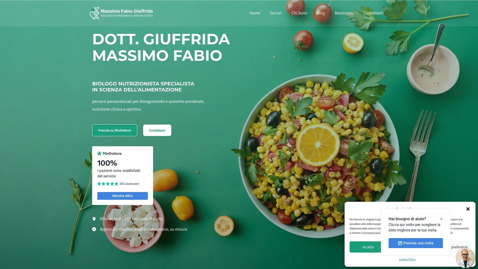 Massimo Giuffrida — Biologo Nutrizionista