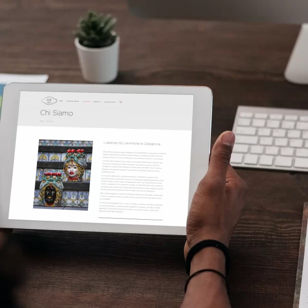 Sviluppo sito web per nd ceramiche